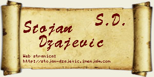 Stojan Džajević vizit kartica